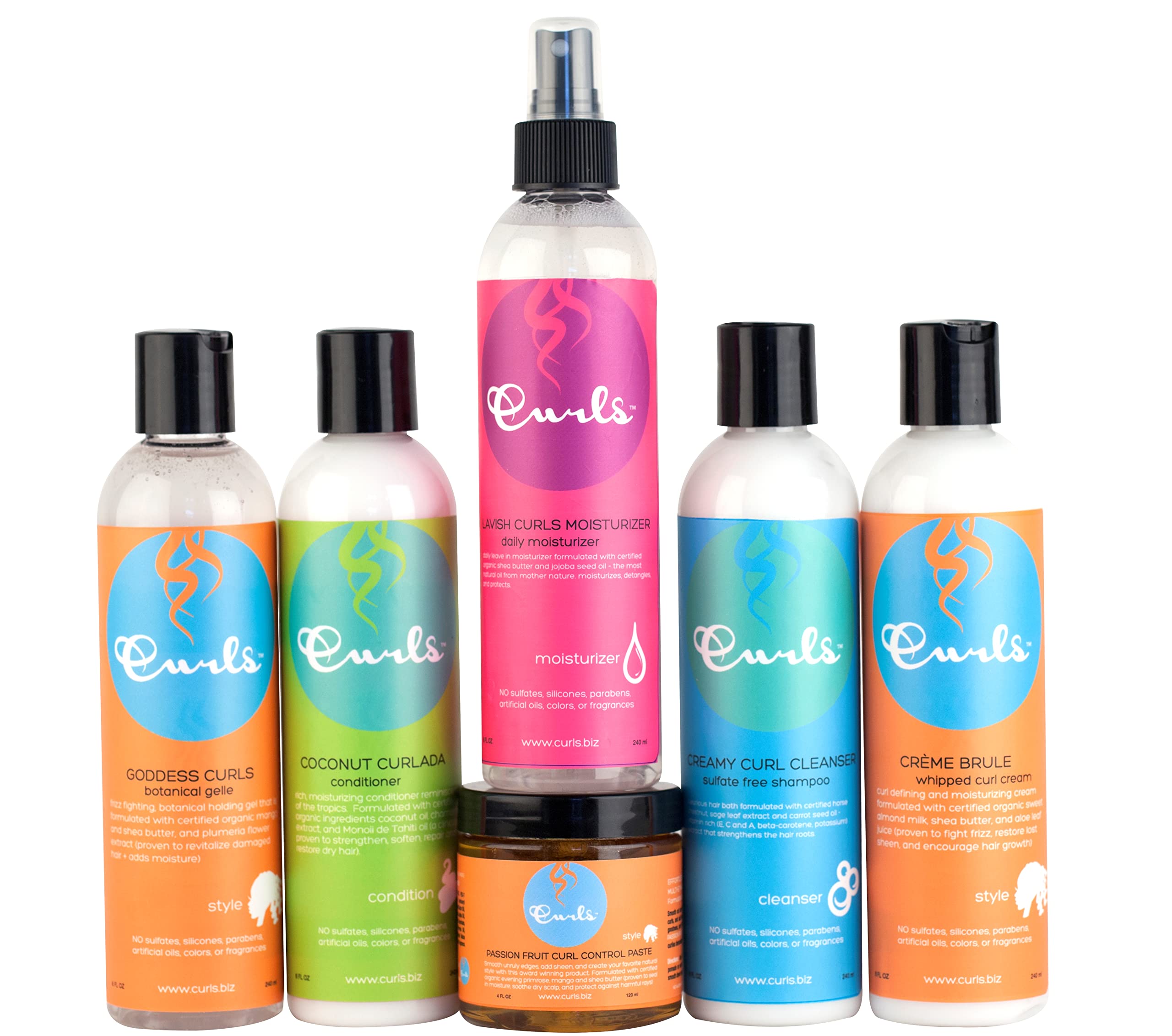 Curls Passion Fruit Control Paste being applied for shine