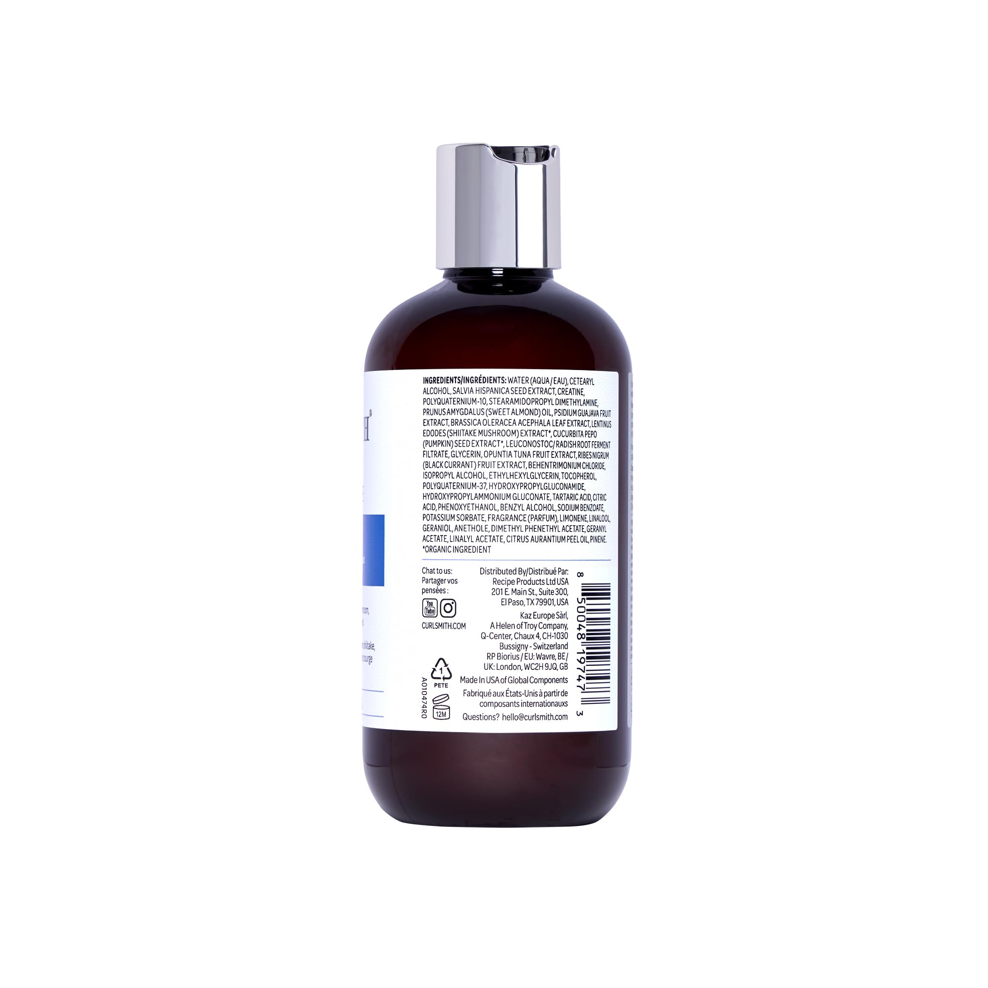 CURLSMITH Bond Curl Rehab Salve in use mid-routine for curl care