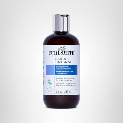 Product shot of CURLSMITH Bond Curl Rehab Salve 8 oz jar