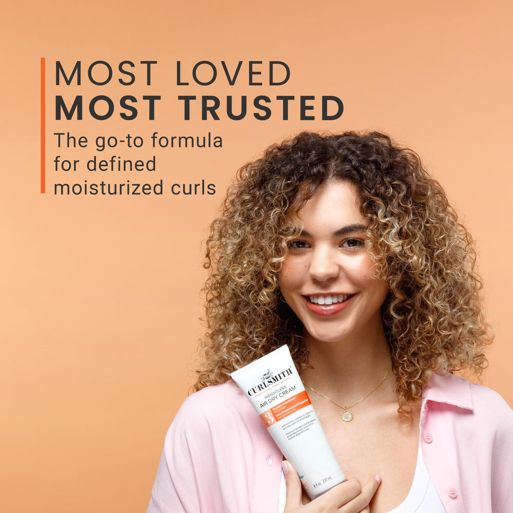 Cabello definido y suave con CURLSMITH sin peso