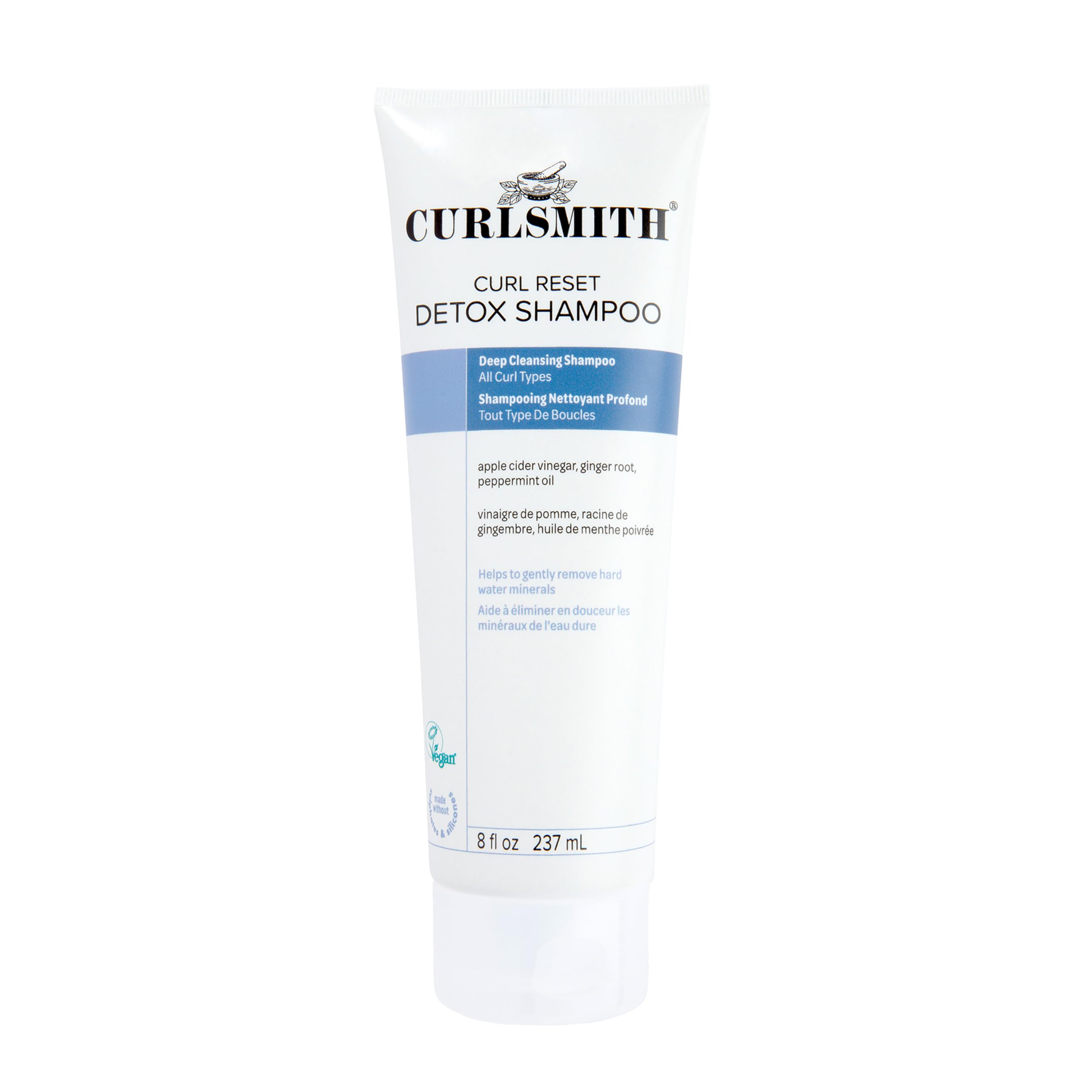 CURLSMITH Curl Reset Detox Shampoo micelles sweep away build-up for cleaner curls