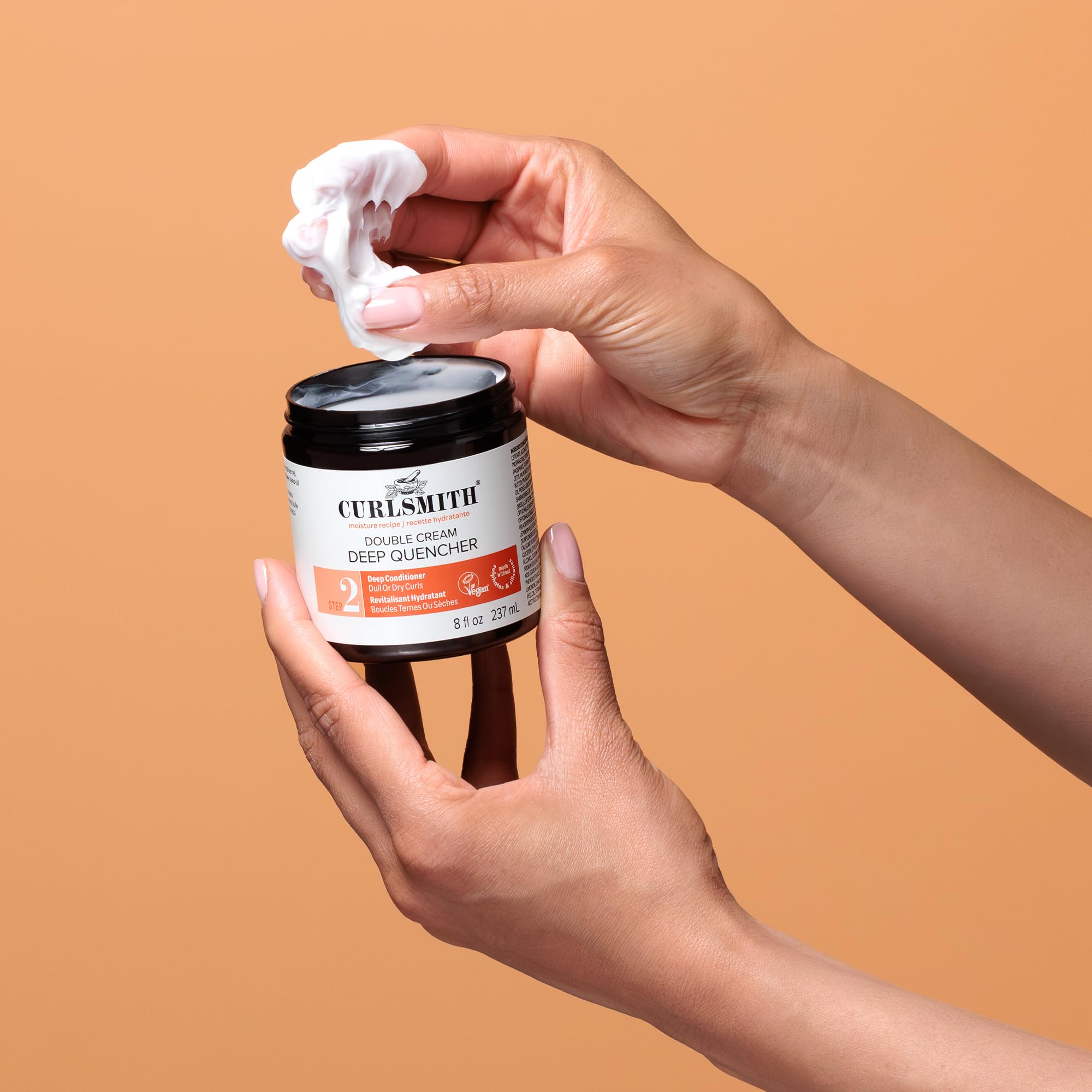 Andiroba and Resurrection Flower ingredients highlighted as nourishing boosts.