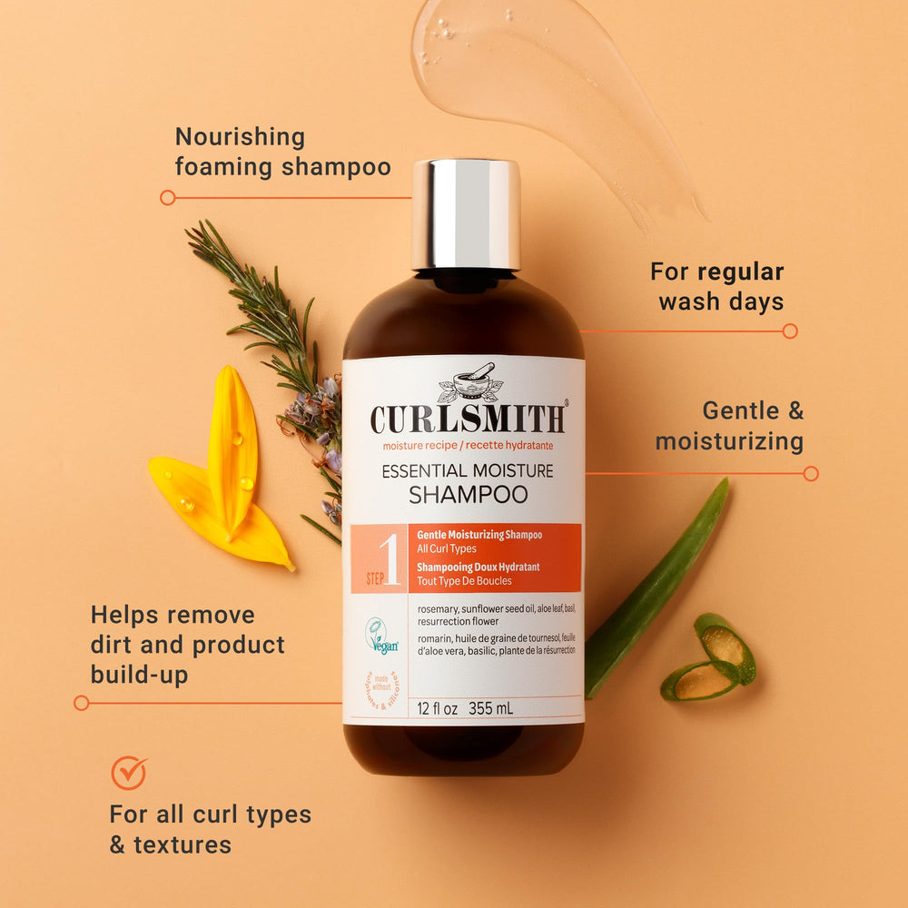 CURLSMITH Espuma cremosa de limpieza para uso diario en rizos