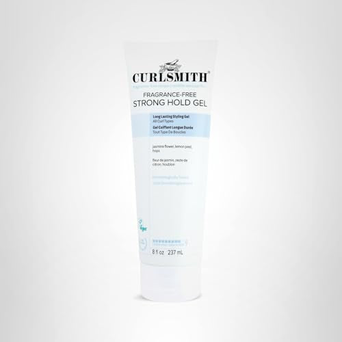 CURLSMITH fragrance-free gel applied during styling for durable shaping