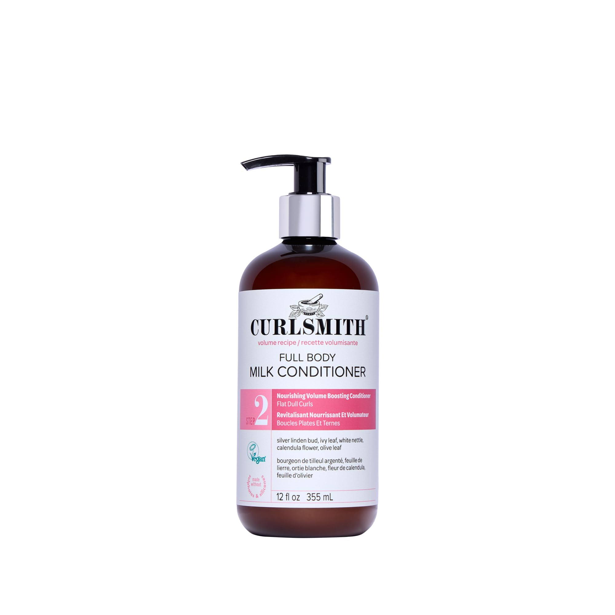 Curlsmith Full Body Conditioner bottle showcasing lightweight volume for all curls.