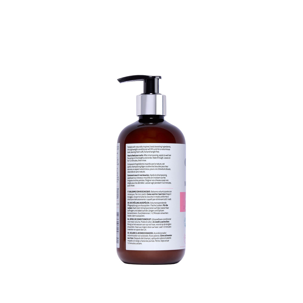 Curlsmith Full Body Conditioner cruelty-free label emphasizing ethical hair care.