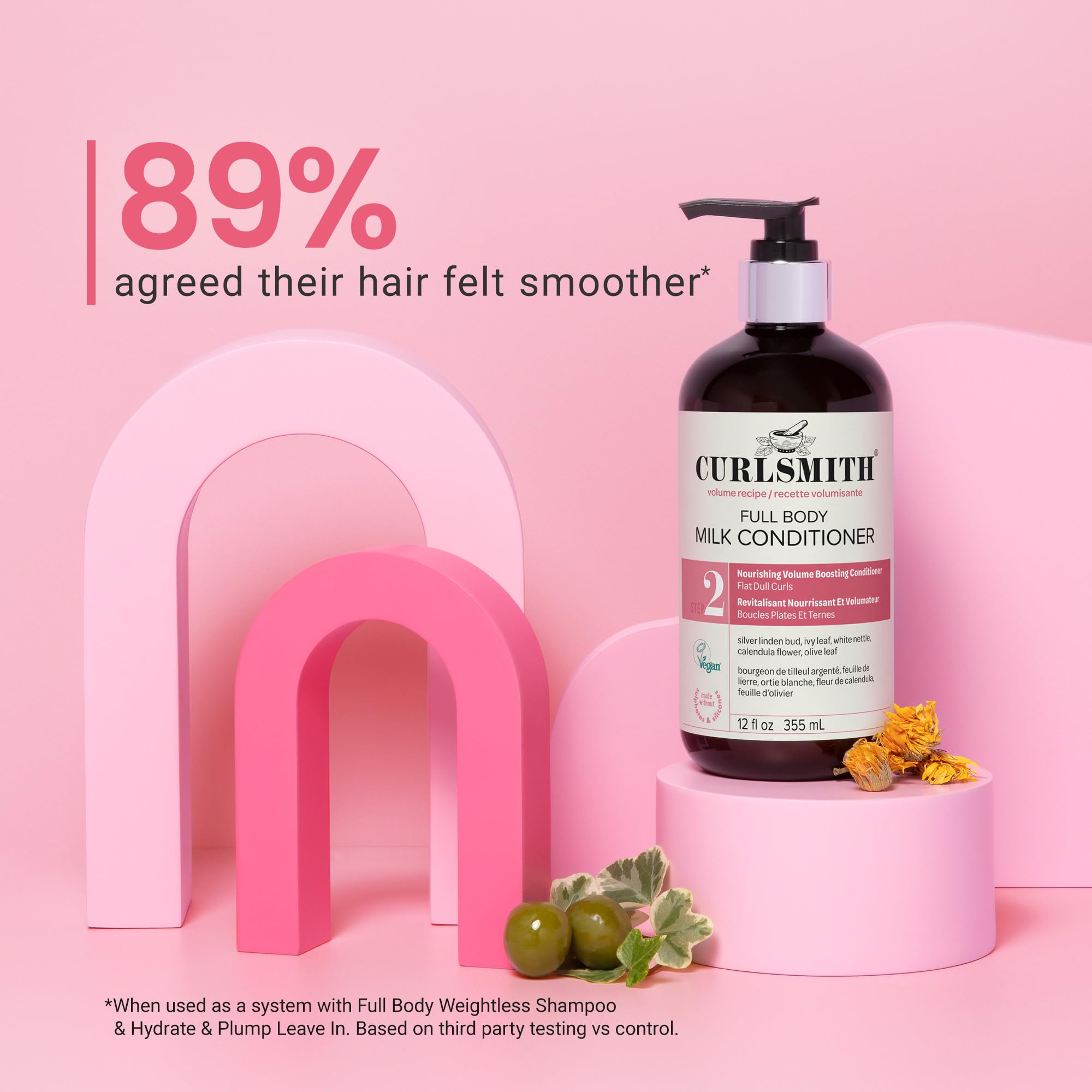Curlsmith Full Body Conditioner packaging close-up with clean branding.
