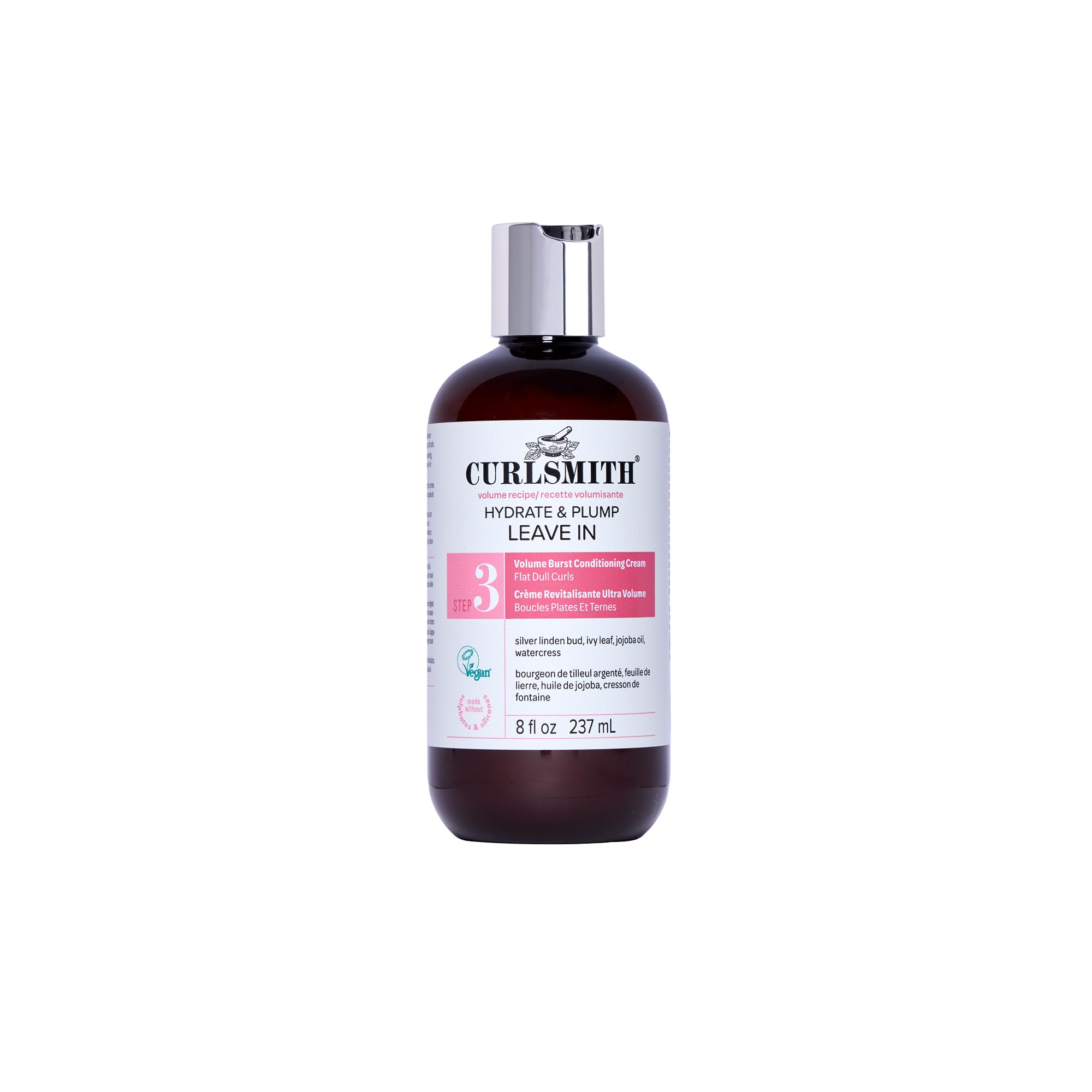 CURLSMITH Hydrate & Plump Leave-In bottle boosting curl volume and shine