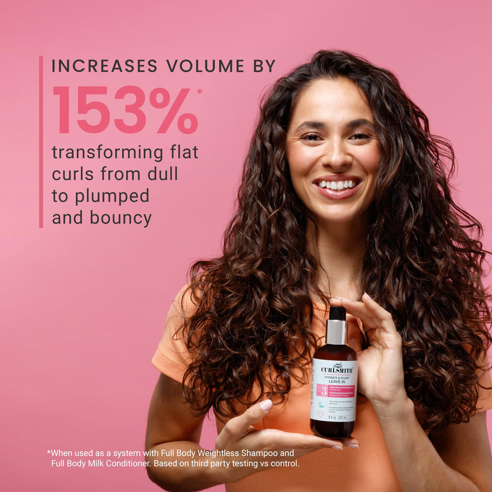 Watercress in CURLSMITH Leave-In for lightweight curl hydration