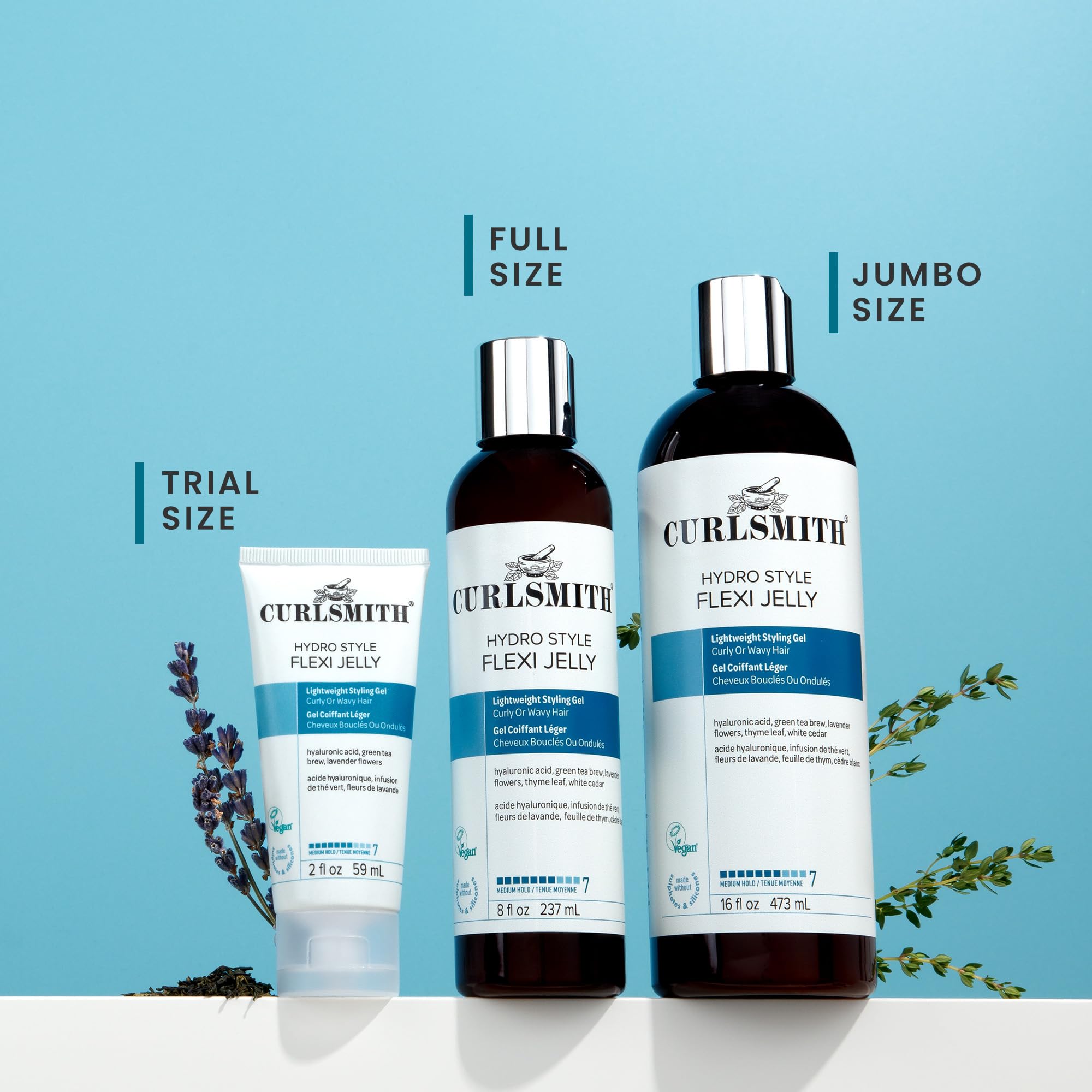 CURLSMITH Hydro Style Flexi-Jelly results show balanced volume and defined shape.