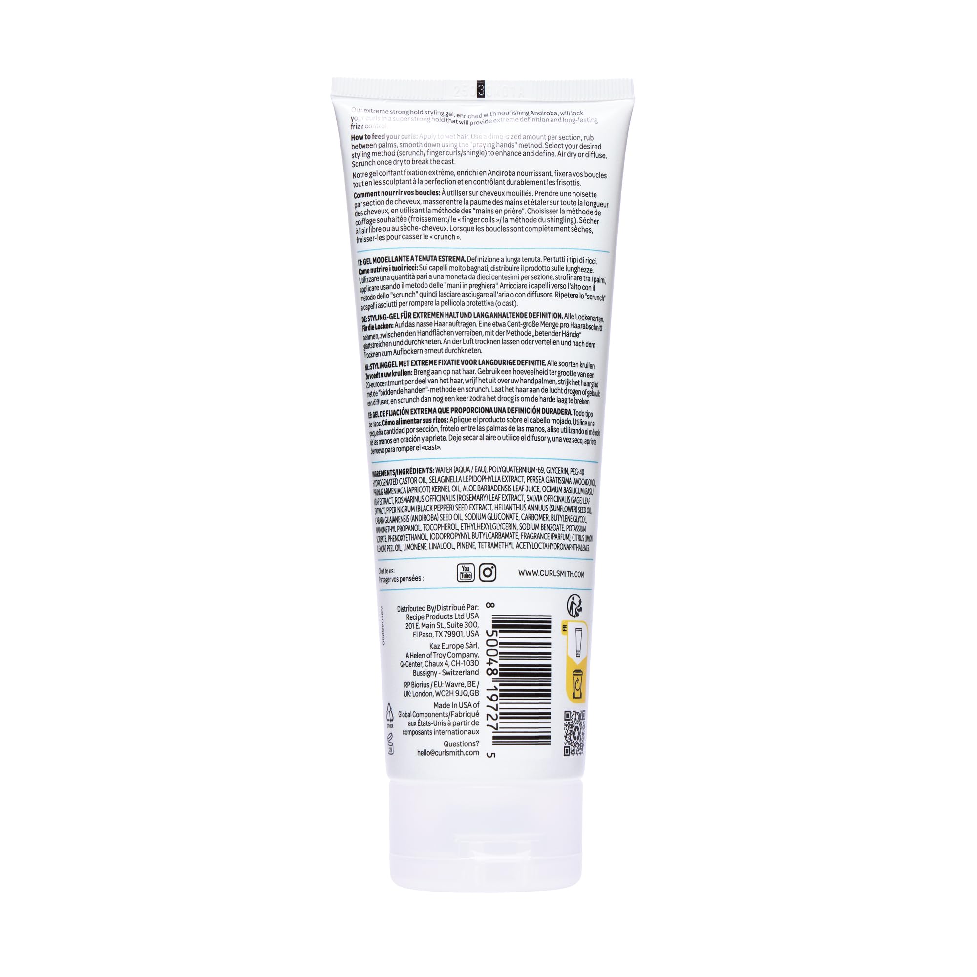 CurlSmith apply on soaking wet hair then diffuse for best results