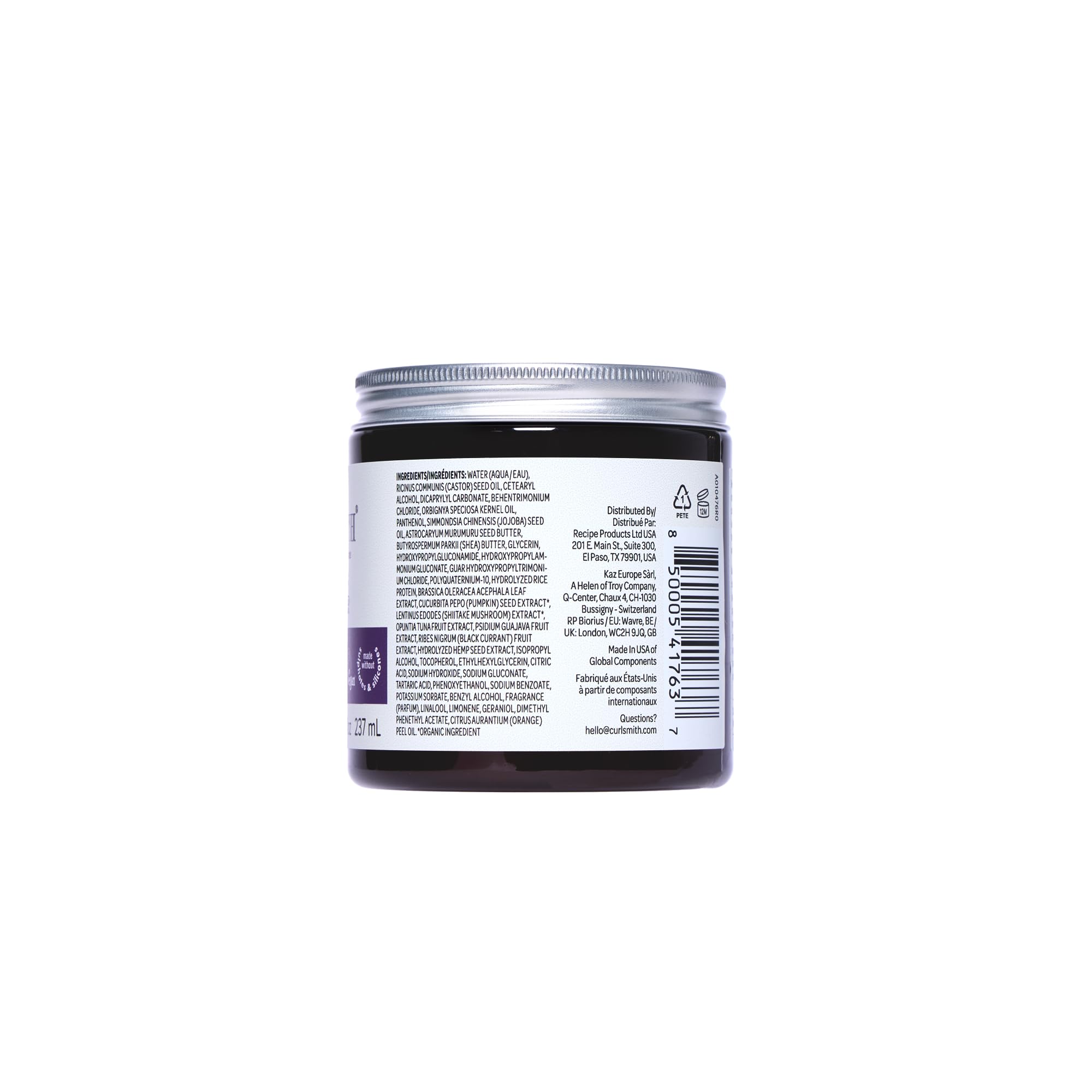 Curlsmith 3-in-1 vegan cruelty-free and color-safe formula