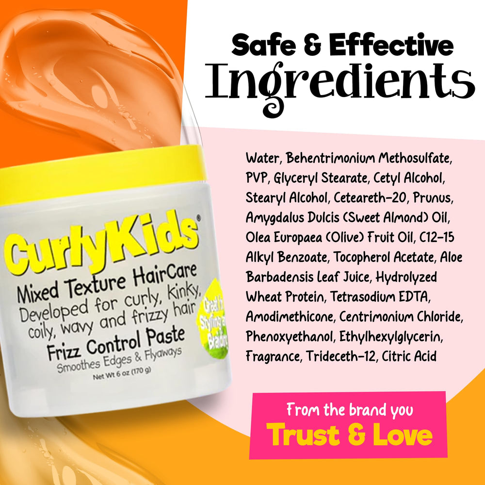 CurlyKids Frizz Control Paste uso diario para control del frizz.