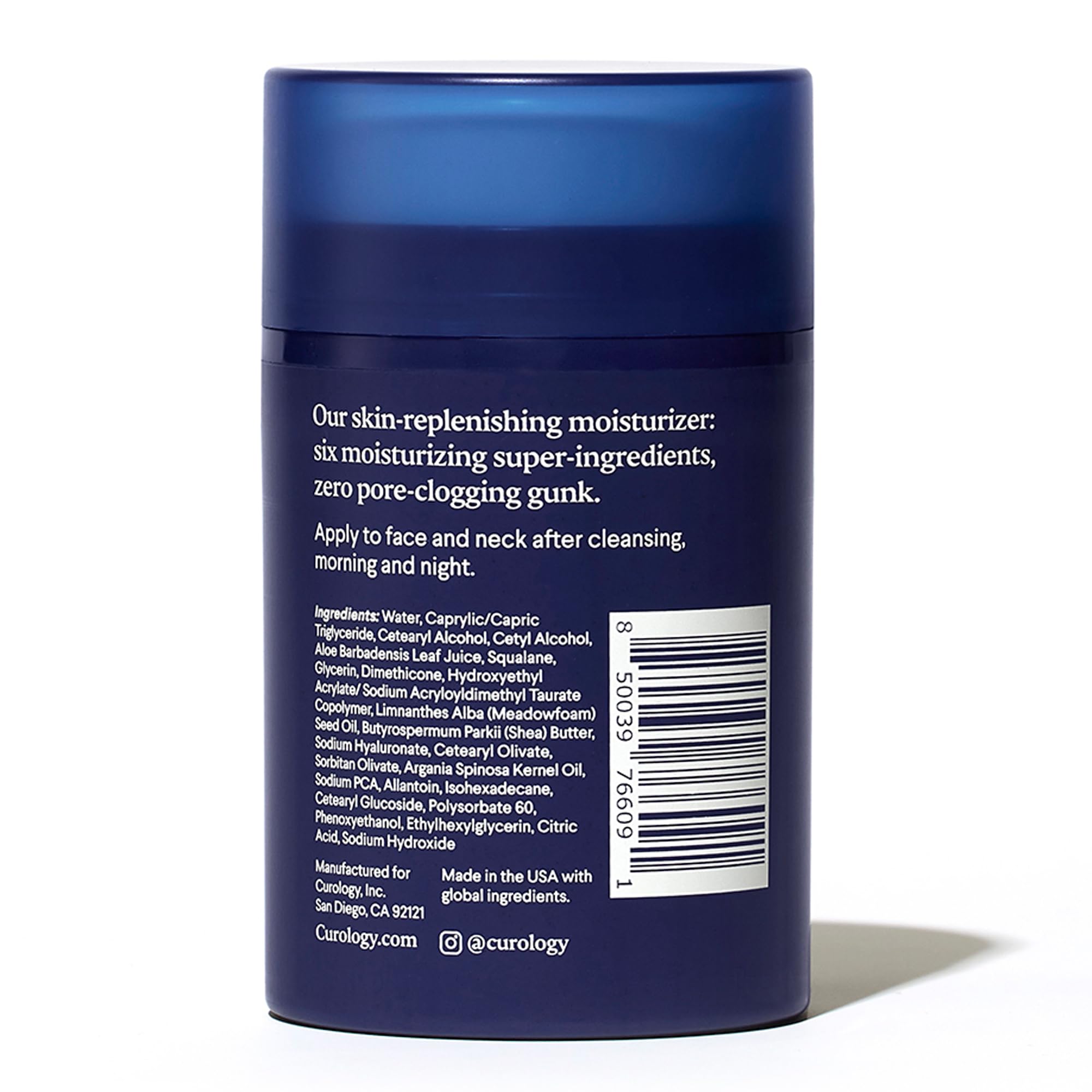 Curology crema hidratante para piel sensible, sin fragancia