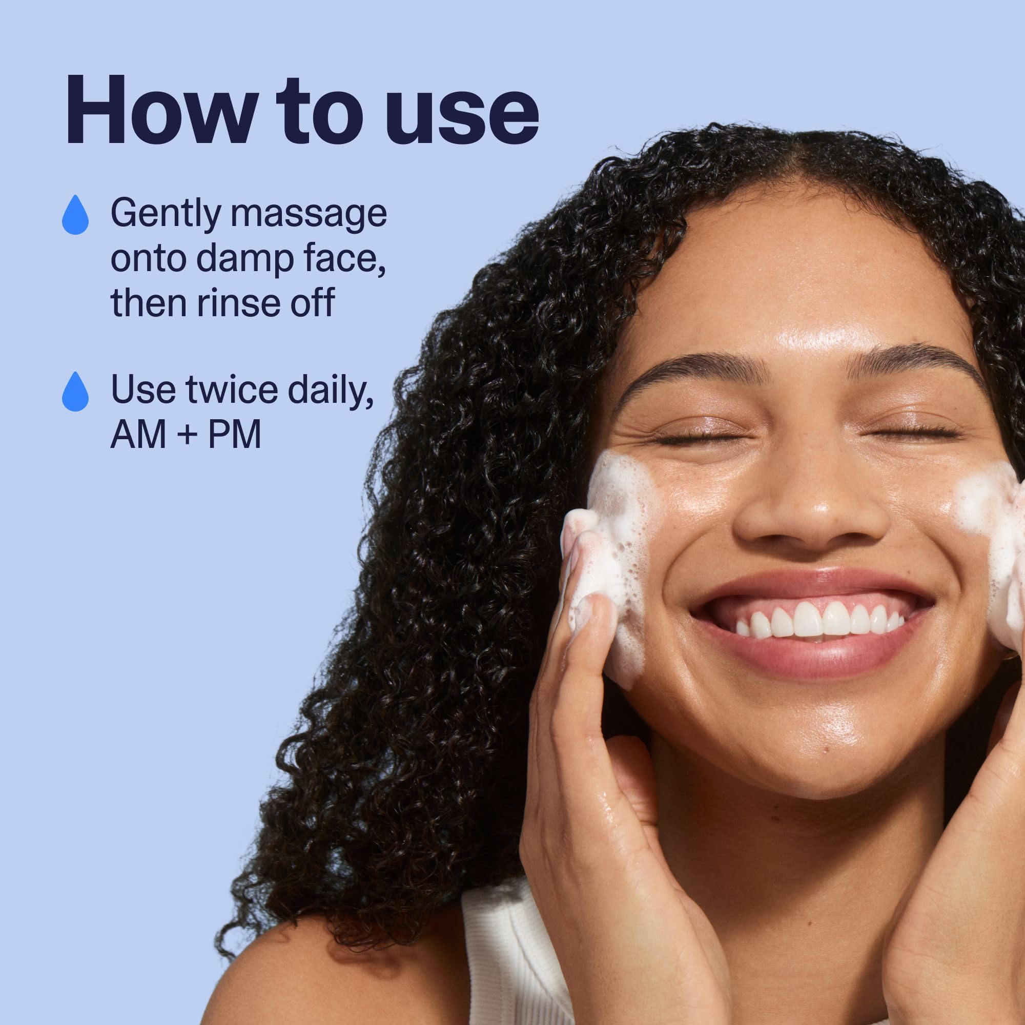 Curology Hydro+ libre de crueldad y fragancia para piel delicada