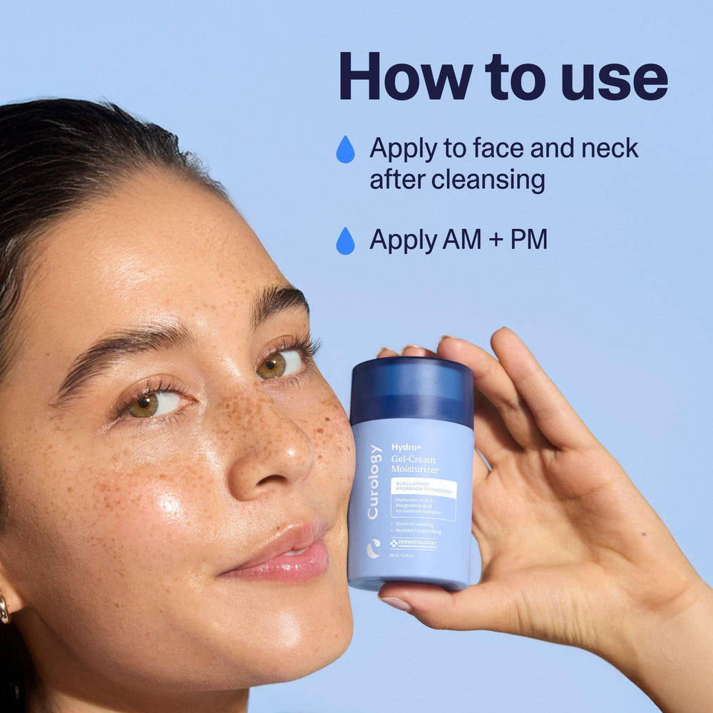 Curology Hydro+ Gel Cream: resultados visibles en una semana según evaluación clínica.