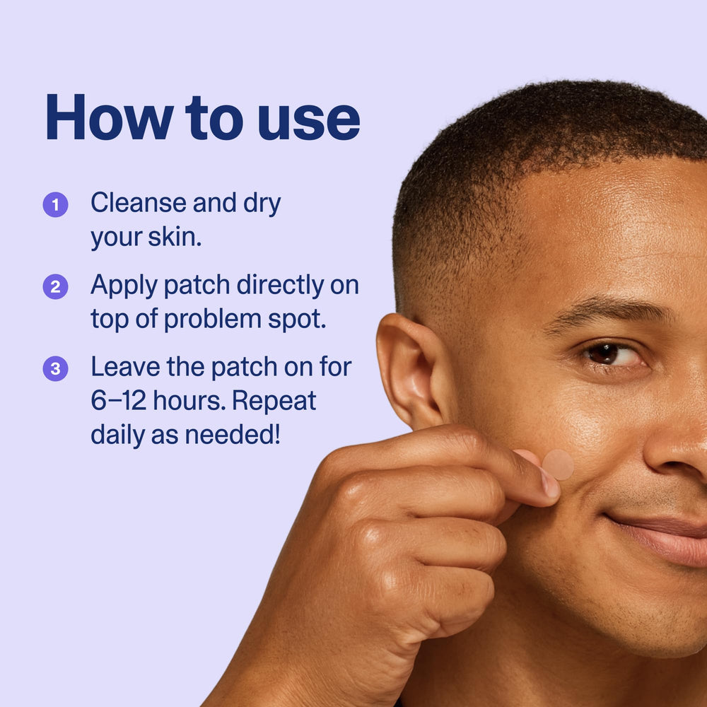 Parche Curology probado por dermatólogos, sin fragancias