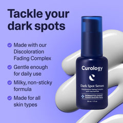 Curology Serum, aplicación diaria, piel más uniforme con el tiempo.