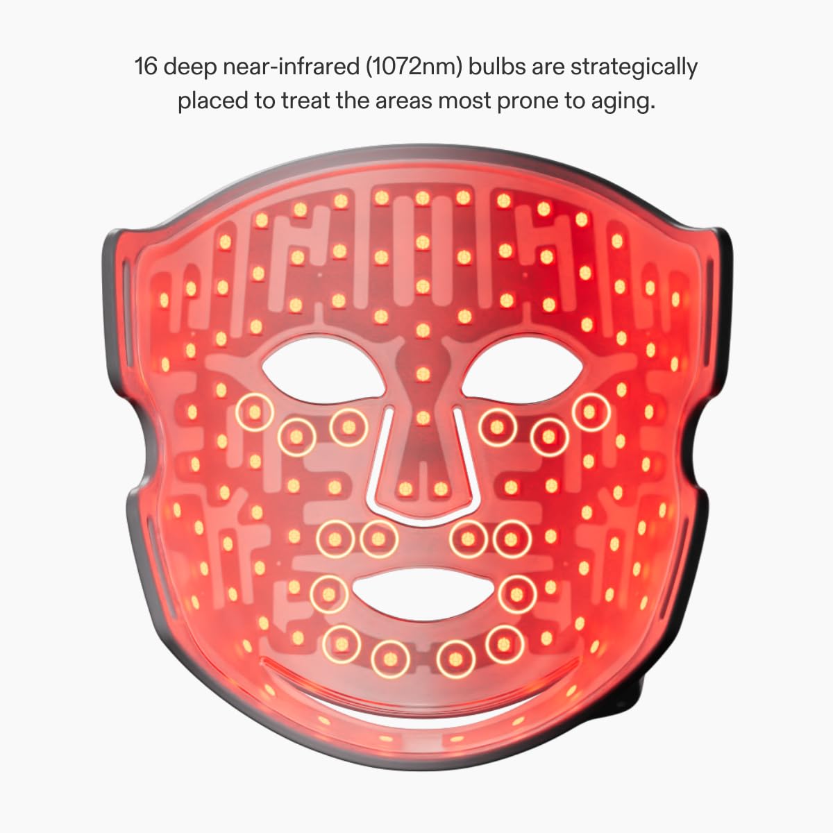CurrentBody Best-Fit silicone shape delivers comfortable coverage across the jawline and cheeks.