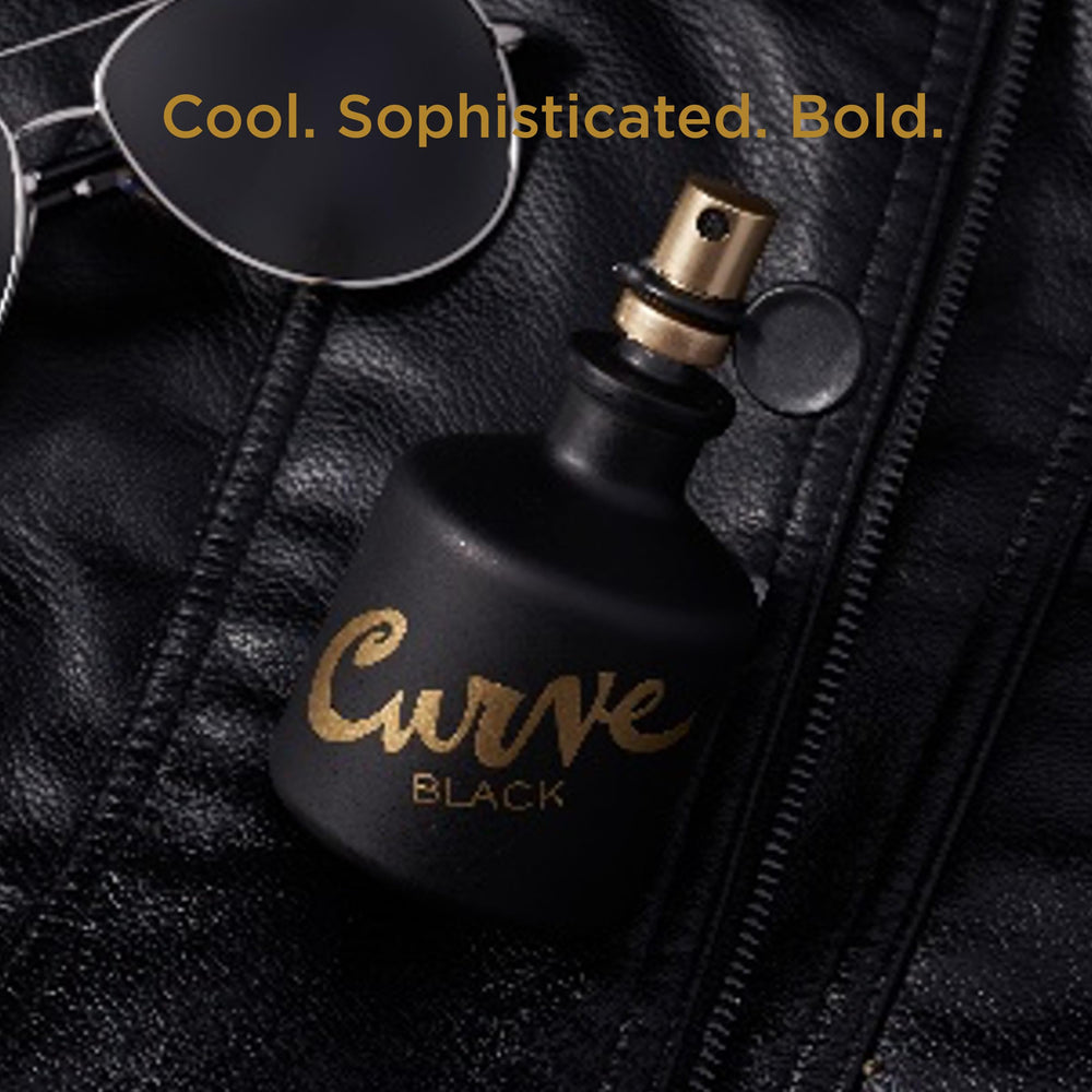 Curve Black on dresser display for daily masculine fragrance