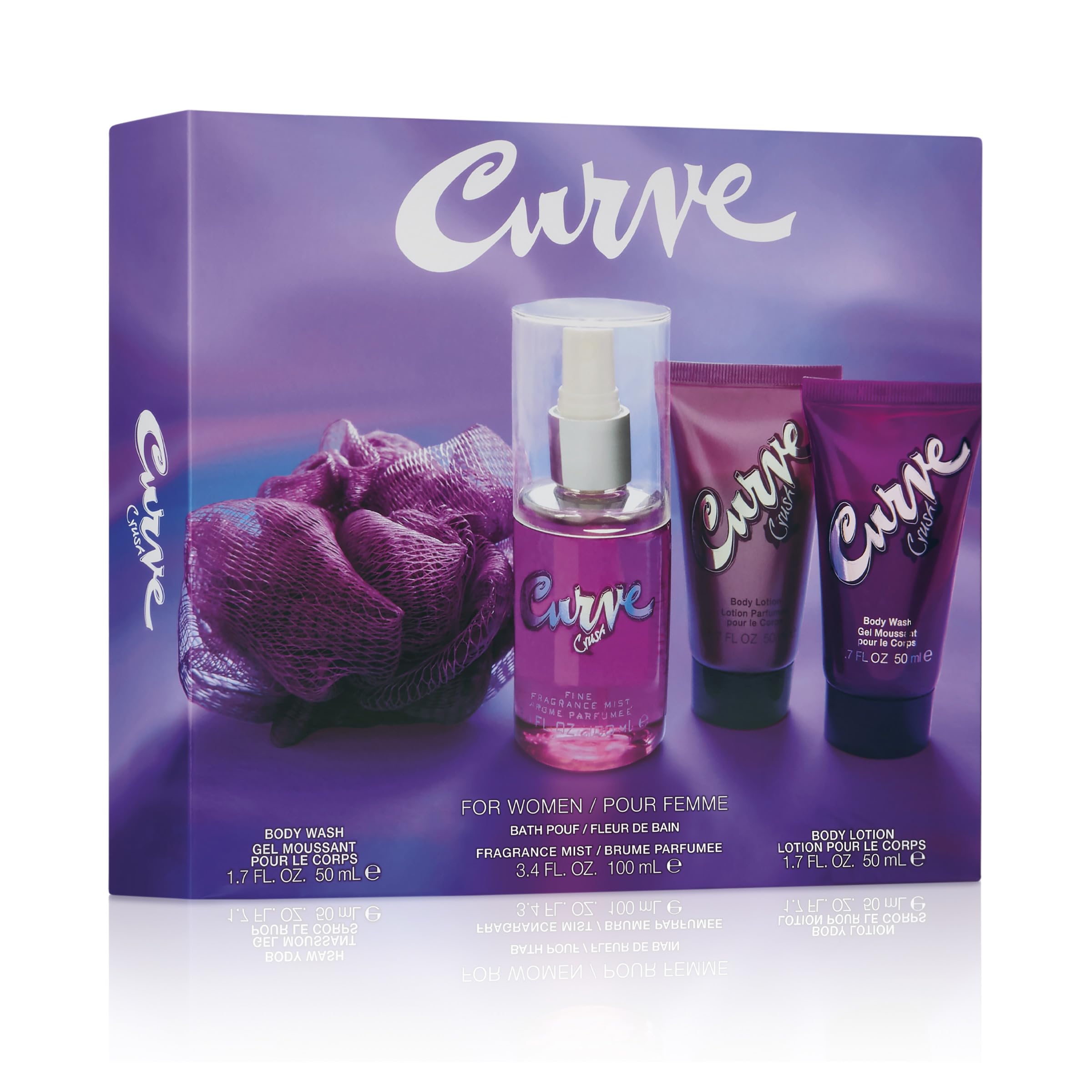 Curve Crush body wash and shower steamer 1.7 oz refreshes the shower routine
