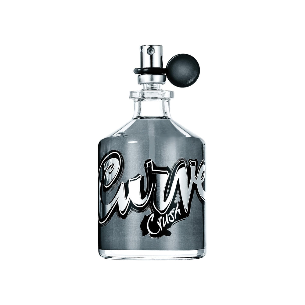 Curve Crush for Men bottle back view, premium packaging design.