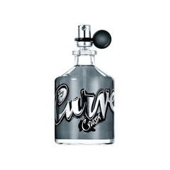 Curve Crush for Men bottle back view, premium packaging design.