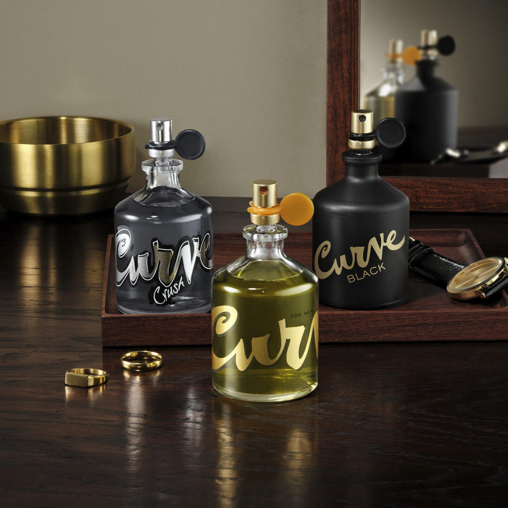 Curve for Men 4.2oz bottle, bold signature scent for daily wear.