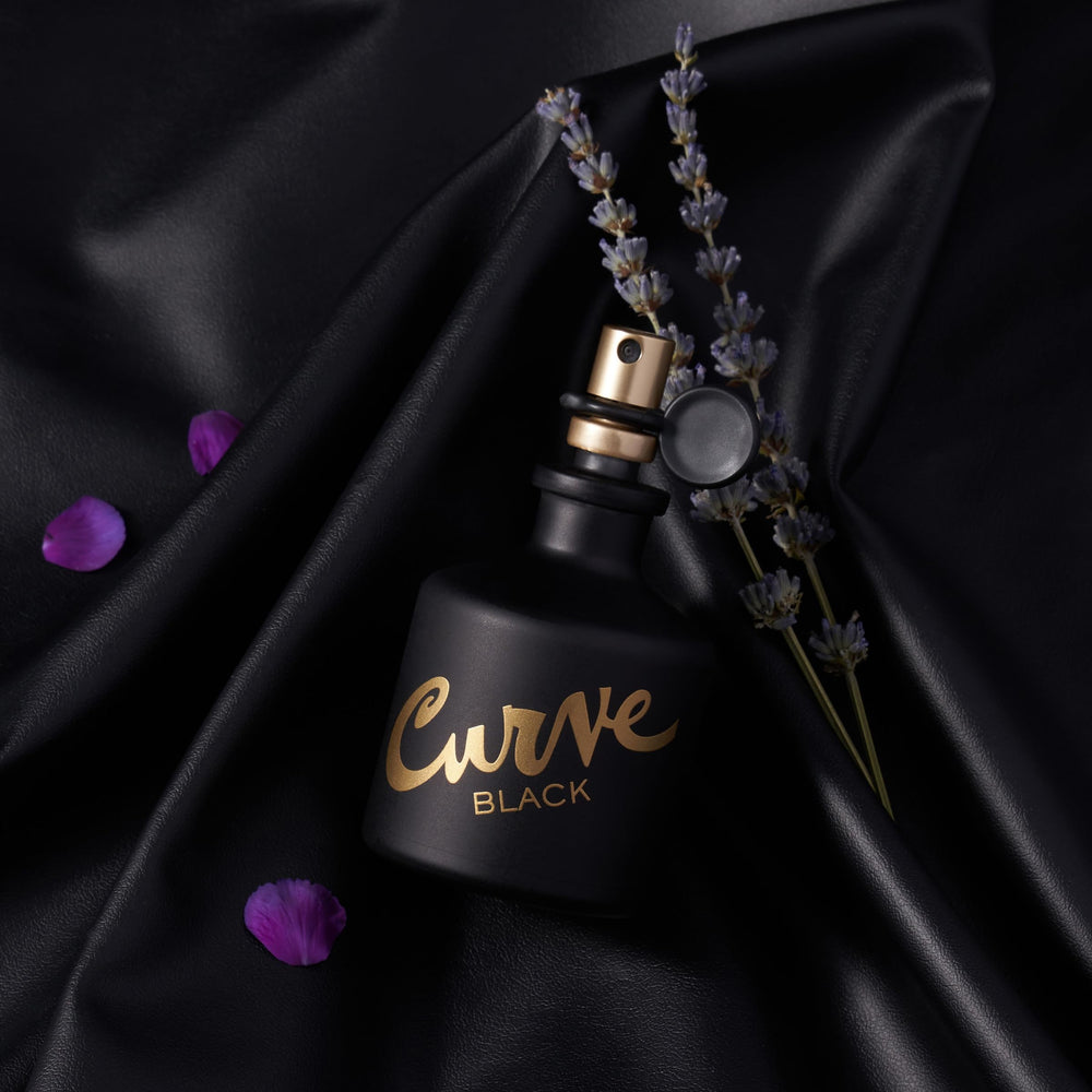 Curve gift set open display shows three spray bottles with versatile day-to-night options.