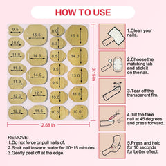 CurvLife adhesivos doble cara 0-3 mm para fijar uñas postizas con facilidad.