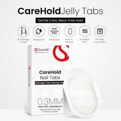 Curvlife CareHold Pro: tiras extra anchas para uñas grandes con mayor cobertura