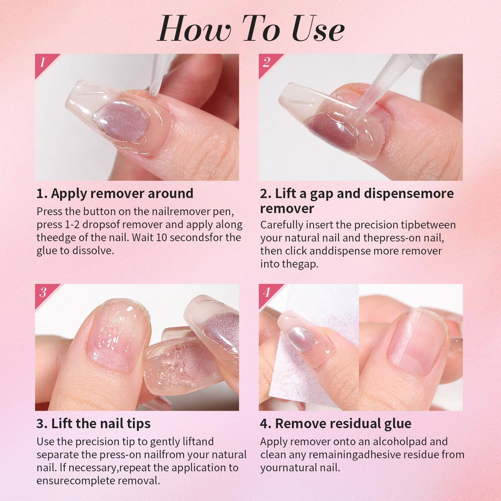 Curvlife experiencia de aplicación suave con uñas postizas