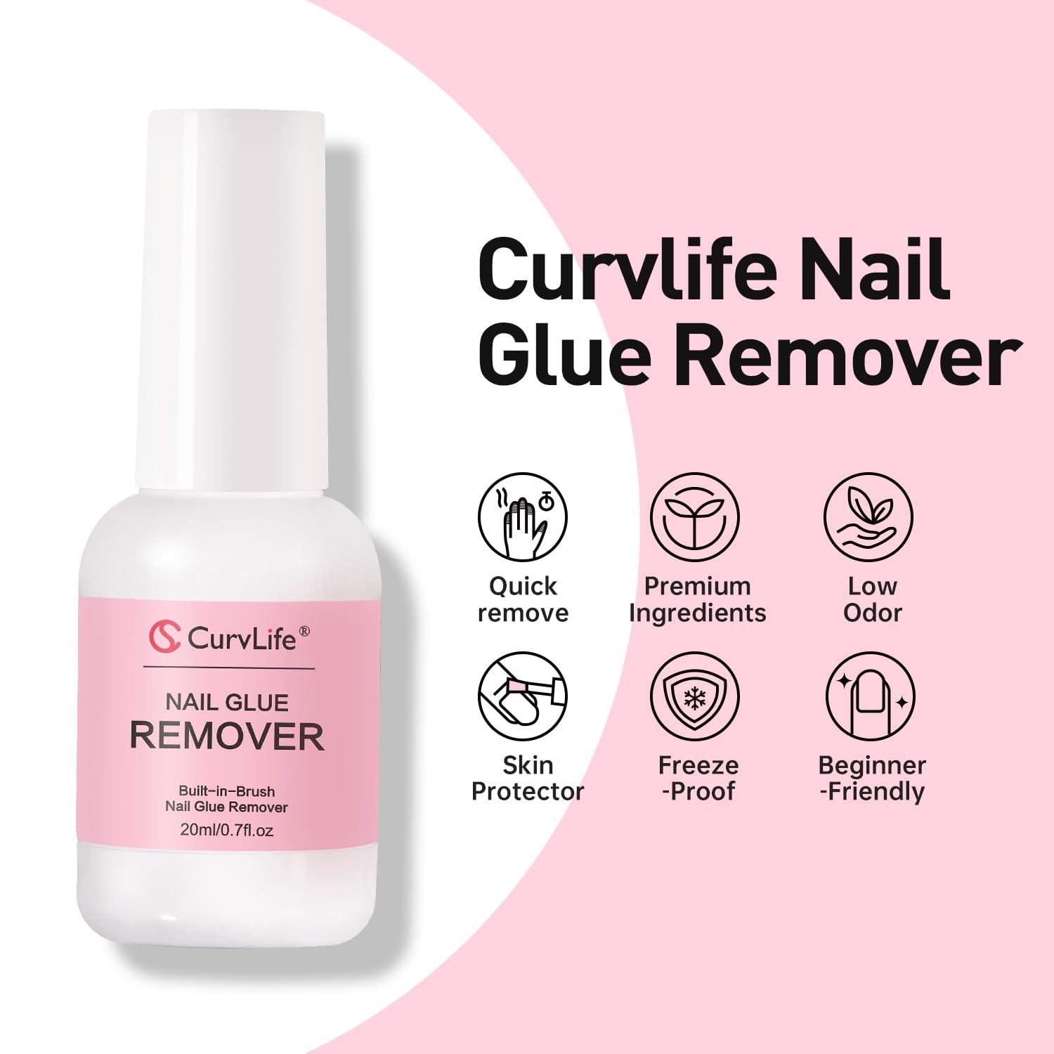 Curvlife nail art remover kit provides safe, efficient tools for DIY or salon use.