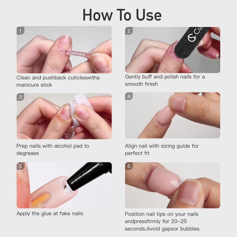 CurvLife opciones de aplicación con pegamento y tapas para cambios flexibles