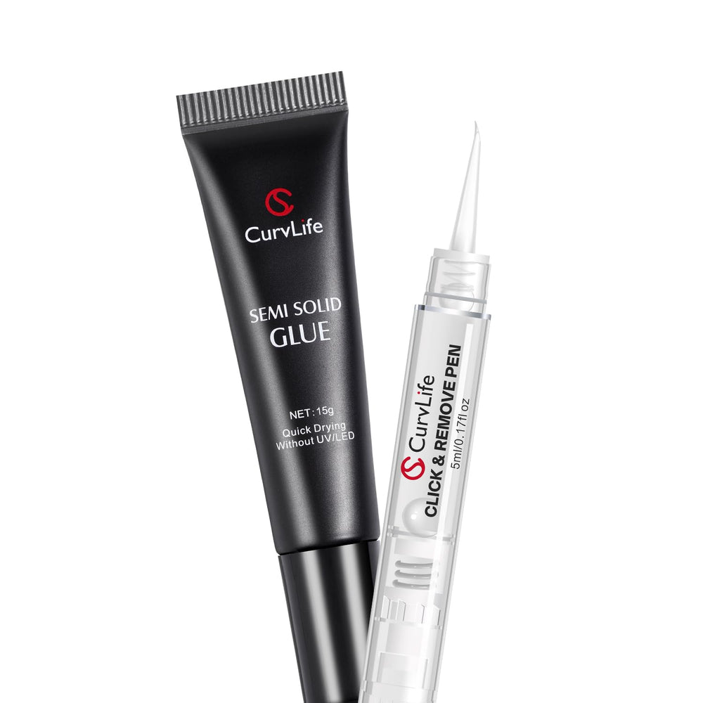 Curvlife gel de uñas 15g para fijación rápida y duradera.