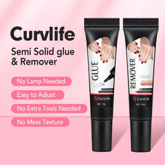 Curvlife removedor uñas 10ml: eliminación fácil sin dañar la uña.