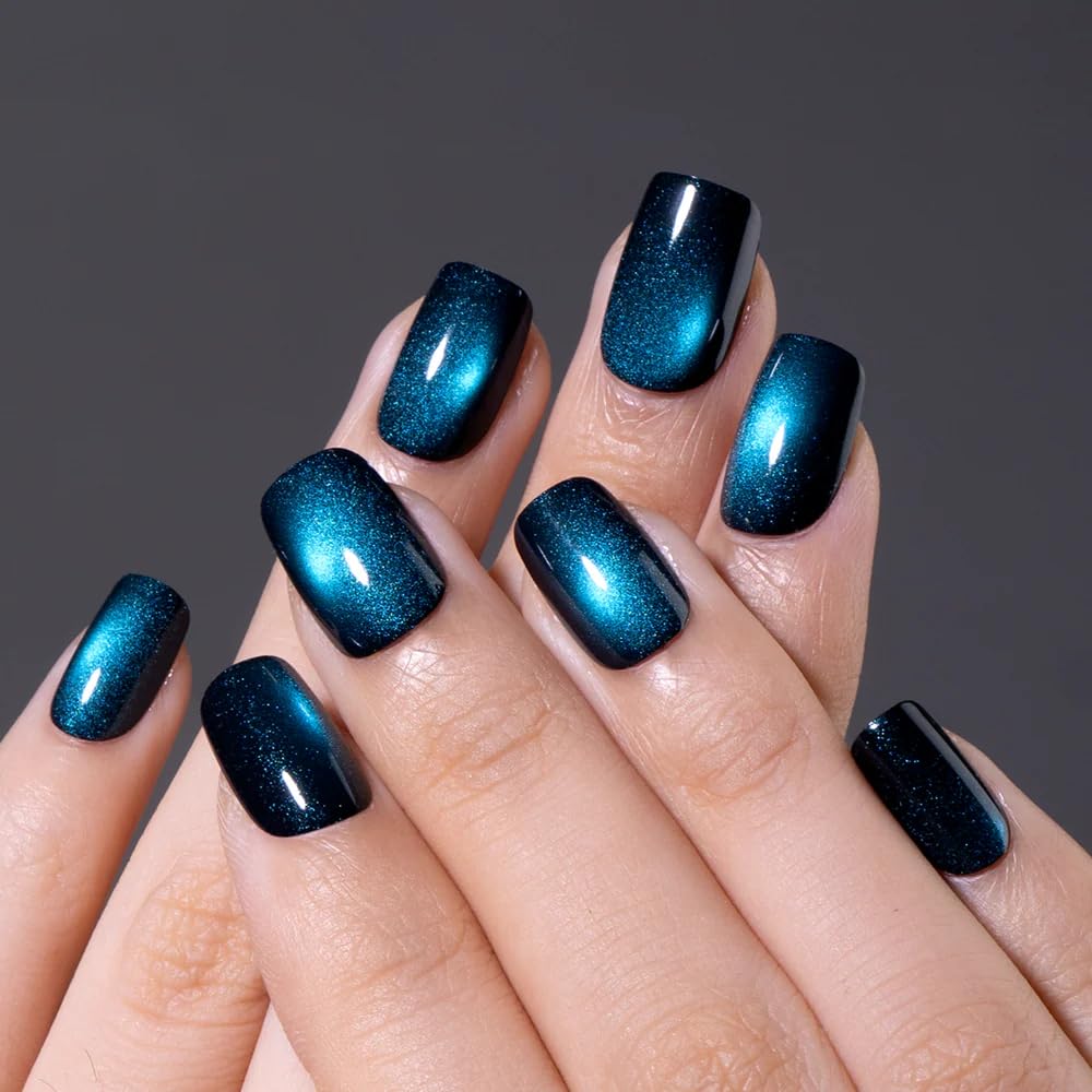 CurvLife Uñas nude brillantes, acabado glossy para un look natural y pulido.