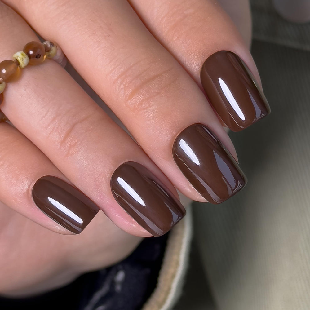 Curvlife uñas gel francesas, acabado brillante tipo salón