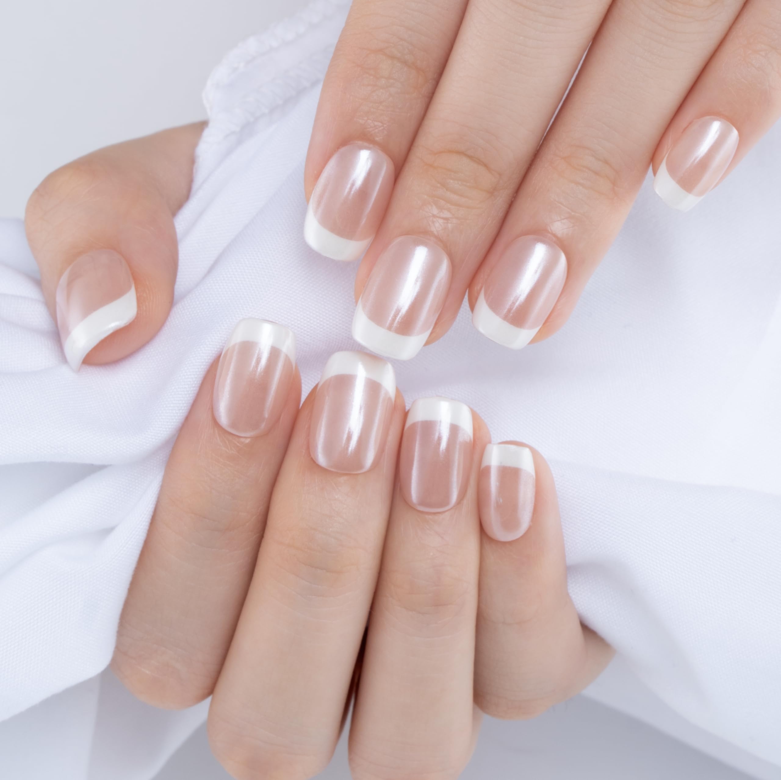 Curvlife uñas gel natural y flexibles con ajuste cercano a la cutícula.