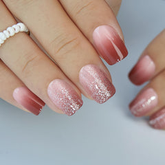 CurvLife uñas gel naturales, ajuste cómodo y aspecto natural para uso diario.