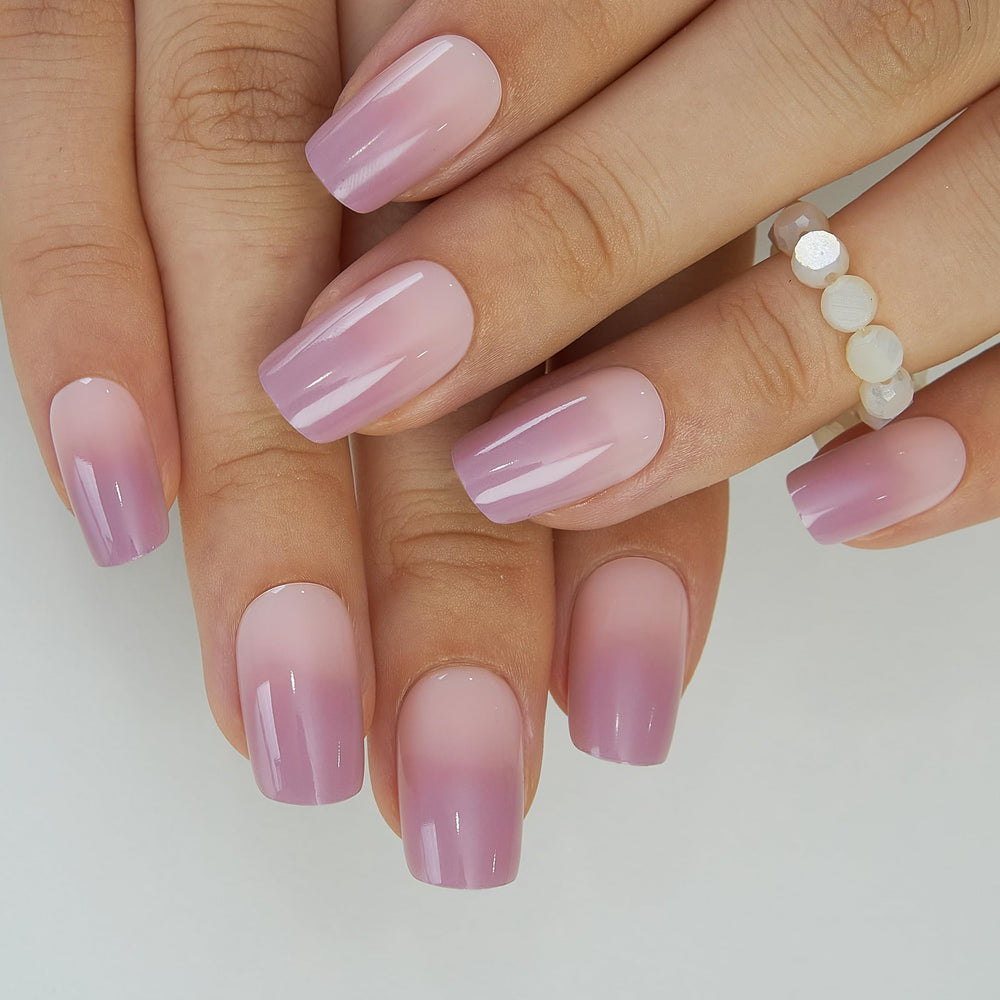 CurvLife conjunto de 24 piezas, incluye limas y adhesivo gel para mani rápida.