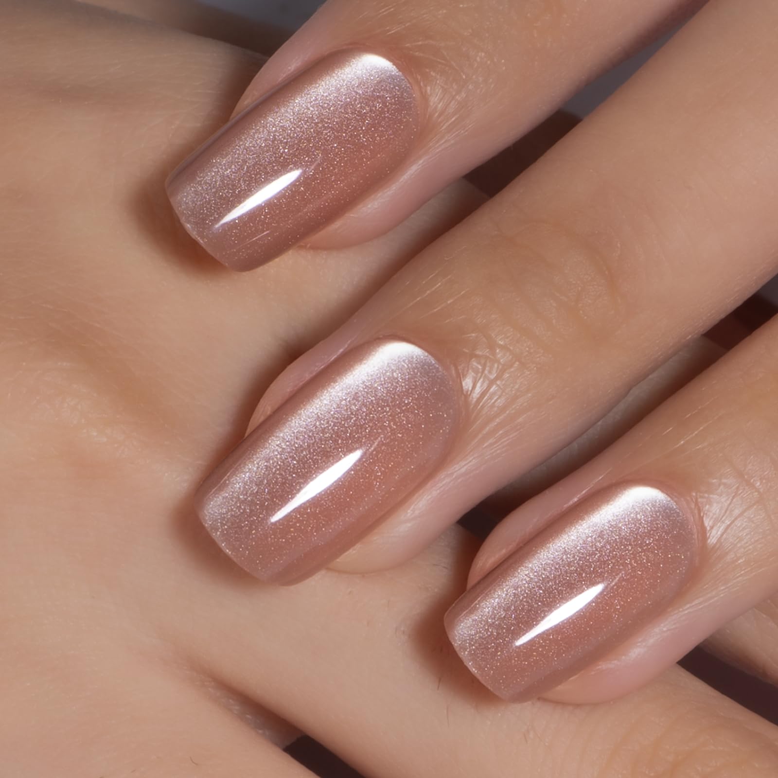 CurvLife uñas postizas, acabado brillante, apariencia natural y fácil mantenimiento