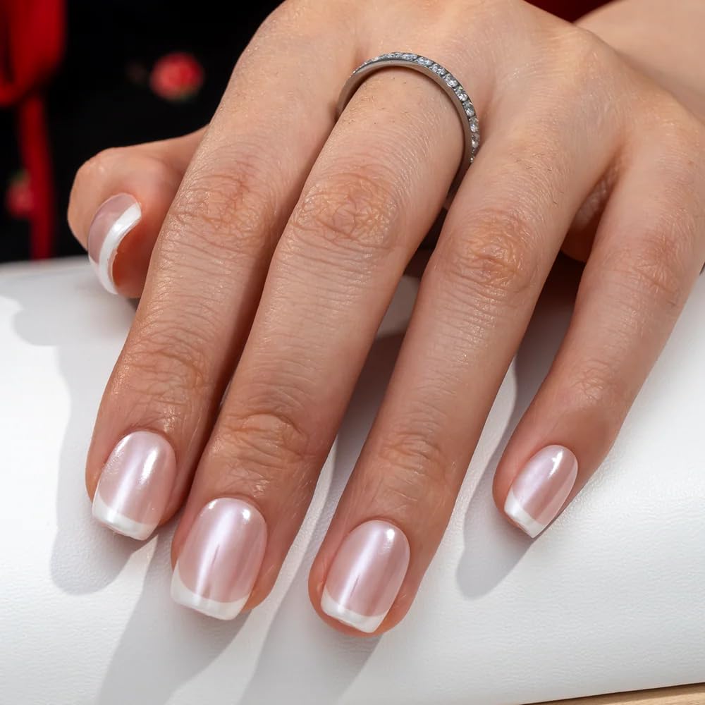 Curvlife uñas postizas con capa protectora para uso diario