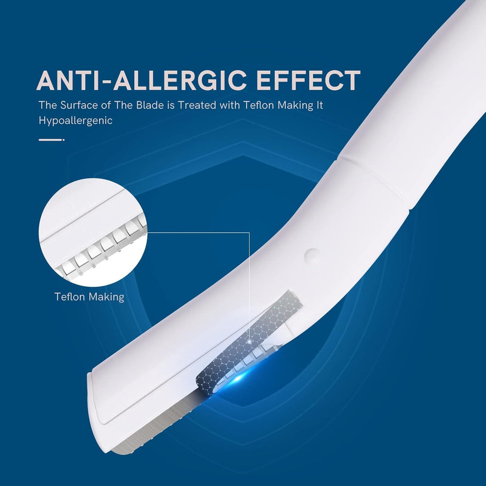 Cut it eyebrow razors packaging highlights hygienic compact design