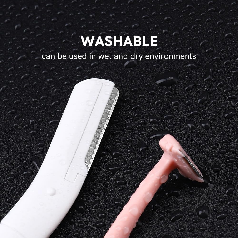 Cut it safe-skin blade close-up emphasizes gentle, washable blades