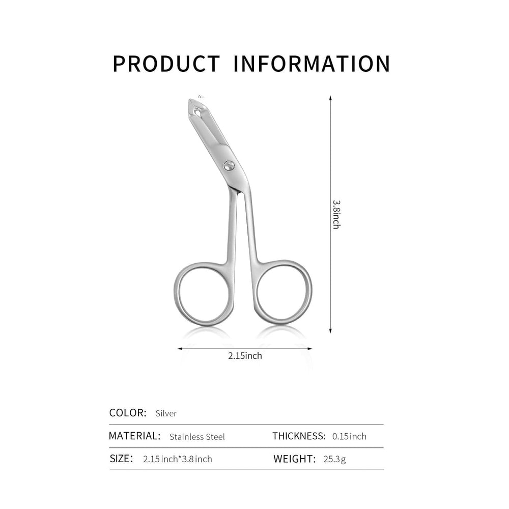Cut it tweezers with scissor-style handle for comfortable control