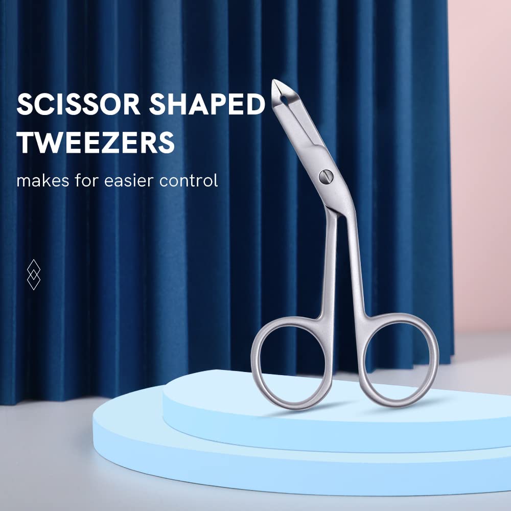 Cut it washable stainless steel tweezers for easy maintenance