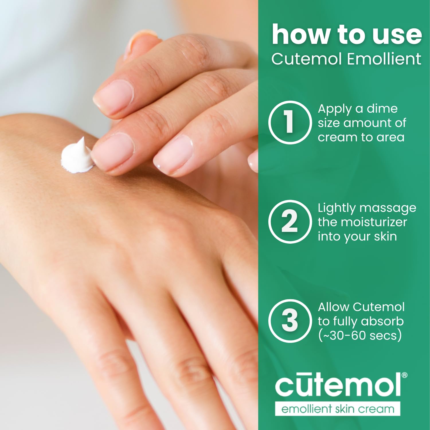 Cutemol Emollient Cream ingredients beeswax and lanolin.