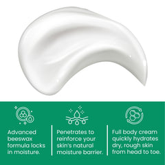 Cutemol Emollient Cream jar closeup highlights creamy texture ideal for daily use.