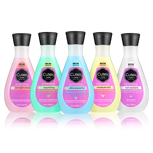 Cutex Non-Acetone Nail Polish Remover offers a skin-friendly feel during removal.